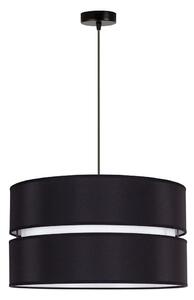 Duolla - Luster na lanku DUO 1xE27/15W/230V pr. 40 cm čierna/biela