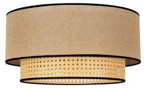 Duolla - Stropné svietidlo BOHO 1xE27/15W/230V pr. 45 cm béžová/ratan