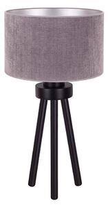 Duolla - Stolná lampa LYON 1xE27/15W/230V pr. 30 cm šedá