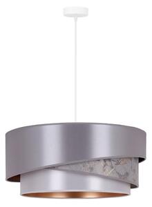 Duolla - Luster na lanku KOBO 1xE27/15W/230V pr. 45 cm strieborná/zlatá