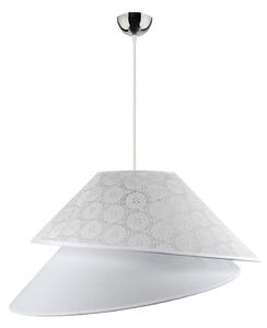 Duolla - Luster na lanku COCO 1xE27/40W/230V pr. 50 cm biela