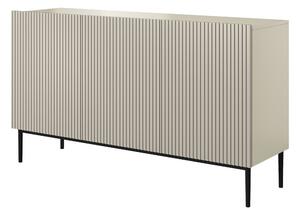 Komoda Nicole 150 cm - kašmírová / čierna