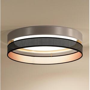 Duolla-LED Stropné svietidlo ROLLER DUO SH. LED/24W/230V pr. 45 cm strieborná/čierna
