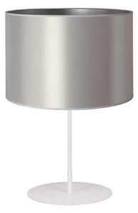Duolla - Stolná lampa CANNES 1xE14/15W/230V pr. 20 cm strieborná/biela