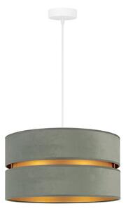 Duolla - Luster na lanku DUO 1xE27/15W/230V svetlo pr. 40 cm zelená/zlatá