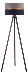 Duolla - Stojacia lampa DUO 1xE27/60W/230V pr. 44 cm šedá/modrá/hnedá