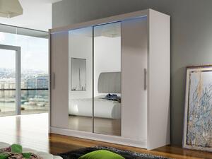 Mirjan24 Skriňa London II, Farby: kašmír, Osvetlenie: osvetlenie LED RGB - farebné 5903211404542