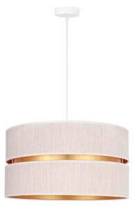 Duolla - Luster na lanku DUO 1xE27/15W/230V pr. 40 cm krémová/zlatá