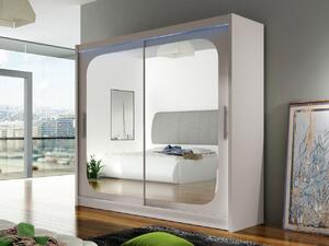 Mirjan24 Skriňa London VIII, Farby: kašmír, Osvetlenie: osvetlenie LED RGB - farebné 5903211404535