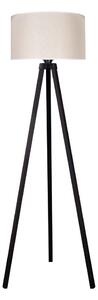 Duolla - Stojacia lampa 1xE27/60W/230V pr. 44 cm krémová/wenge