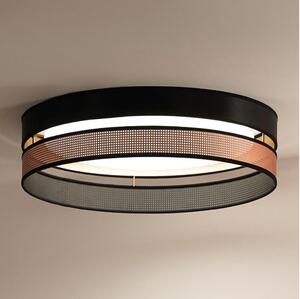 Duolla-LED Stropné svietidlo ROLLER DUO SHINY LED/24W/230V pr. 45 cm čierna/medená