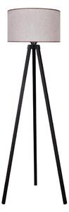 Duolla - Stojacia lampa 1xE27/60W/230V pr. 44 cm béžová/wenge