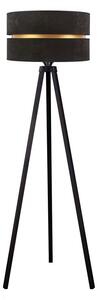 Duolla - Stojacia lampa DUO 1xE27/60W/230V pr. 44 cm čierna/wenge
