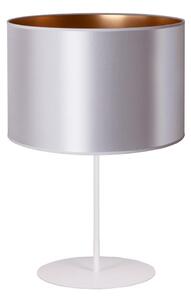 Duolla - Stolná lampa CANNES 1xE14/15W/230V pr. 20 cm strieborná/medená/biela