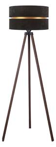 Duolla - Stojacia lampa DUO 1xE27/60W/230V pr. 44 cm čierna/hnedá