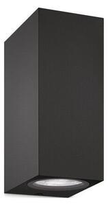 Wiz Colors 8719514554610 nástenné svietidlo 2xGU10 | 2x5W | 345lm | 2200-6500K | RGB - čierna