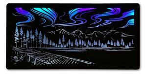 Led obraz Polárna žiara RGBW (Svietiaci obraz na stenu 120x60 cm)