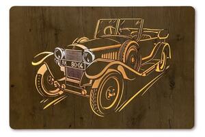Podsvietený obraz na stenu Veterán (Obraz s led podsvietením Auto 90x62 cm)