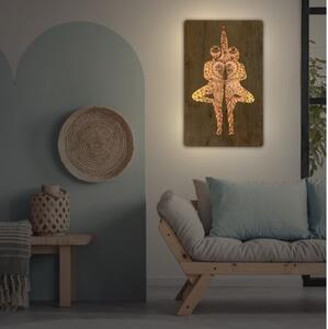 Svietiaci obraz Súlad (Led dizajnový obraz na stenu 38x62 cm)