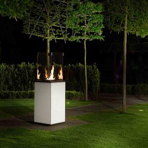 Plynový ohrievač s diaľkovým Patio Mini Glass White