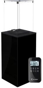 Plynový ohrievač s diaľkovým Patio Mini Glass Black