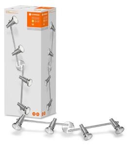 LEDVANCE Niclas LED reflektor, nikel, 4 plamene