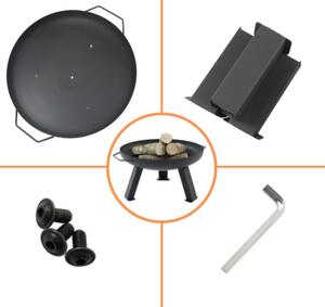 Prenosné ohnisko Fire Black