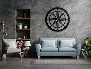 Kovové hodiny Compass 70 cm (Veľké hodiny na stenu)