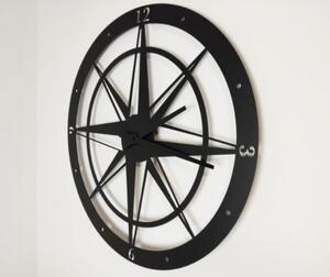 Kovové hodiny Compass 70 cm (Veľké hodiny na stenu)