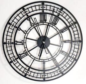 Kovové hodiny London 50 cm (Veľké hodiny na stenu)
