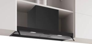 Vstavaný odsávač pár Bosch Serie 4, 80 cm, číre sklo, čierna, matná, DBB85CC60
