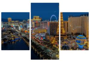 Obraz nočného Las Vegas (90x60 cm)
