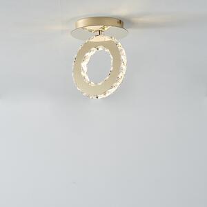 Stropné LED svietidlo GIRONA kruhové zlaté