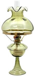 Floriánova huť Petrolejová lampa JASMÍNA 50 cm lesná zelená FL0065 + záruka 3 roky zadarmo