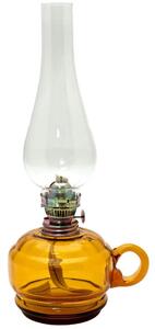 Floriánova huť Petrolejová lampa MONIKA 34 cm amber FL0062 + záruka 3 roky zadarmo