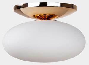 Stropné svietidlo bielo-zlaté UFO 40 cm