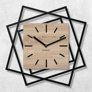 DUBLEZ | 3D drevené hodiny na stenu - Frames