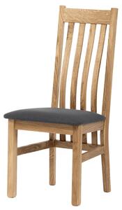 Jedálenská stolička ANIVIA dub/sivá