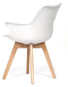 Jedálenská stolička KATRINA buk/biela