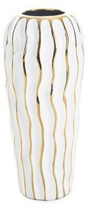 Váza SAVANA2 02 biela / zlatá