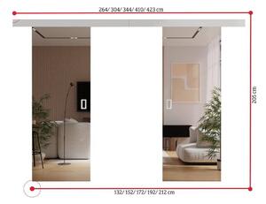 Posuvné dvere MURAN 132, 132x205, biela