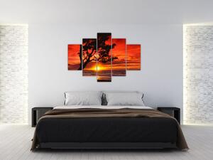 Obraz - Západ slnka (150x105 cm)