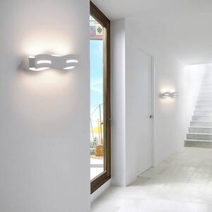 Nástenné LED svietidlo Wave biele