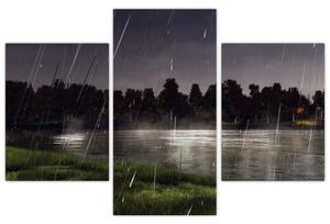Obraz - Daždivý večer (90x60 cm)