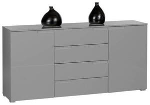 ŠIROKÁ KOMODA, sivá, 165/80/40 cm XXXL - Komody, Online Only