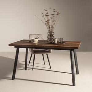 Skladací stôl zo svetlého dreva LINI