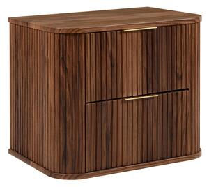 ELEGANCE orech O60 závesná skrinka pod umývadlo 60 cm s vrchnou doskou