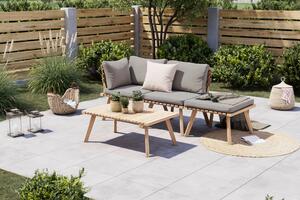 SÚPRAVA ZÁHRADNÉHO NÁBYTKU drevo, textil Ambia Garden - Série záhradného nábytku, Online Only