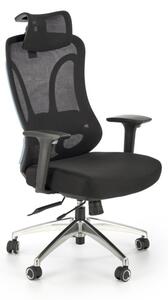 Kancelárska stolička GILBERTO, 64x121-129x70, čierna