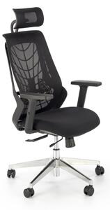 Kancelárska stolička GERONIMO, 66x115-125x67, čierna